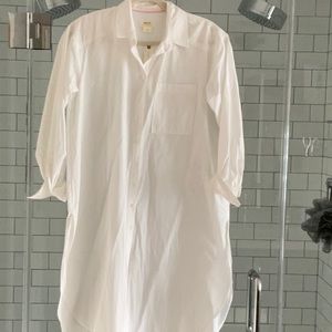 Maeve poplin tunic from Anthropologie